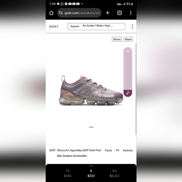 Vapormax Air 2019 Purple - Picture 6 of 7